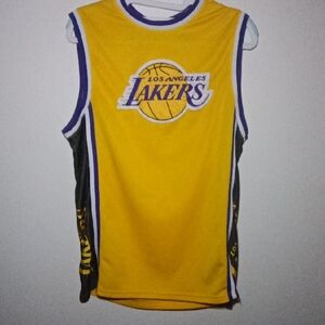 Los Angeles Lakers Yellow Sleeveless Jersey